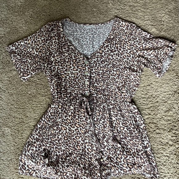 Kivari Leopard Romper - Picture 6 of 6
